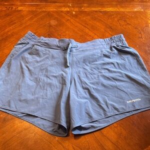 Patagonia Women's Athletic Shorts in Light Blue